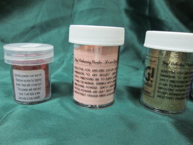 Assorted Glitter, Embossing Powder,...
