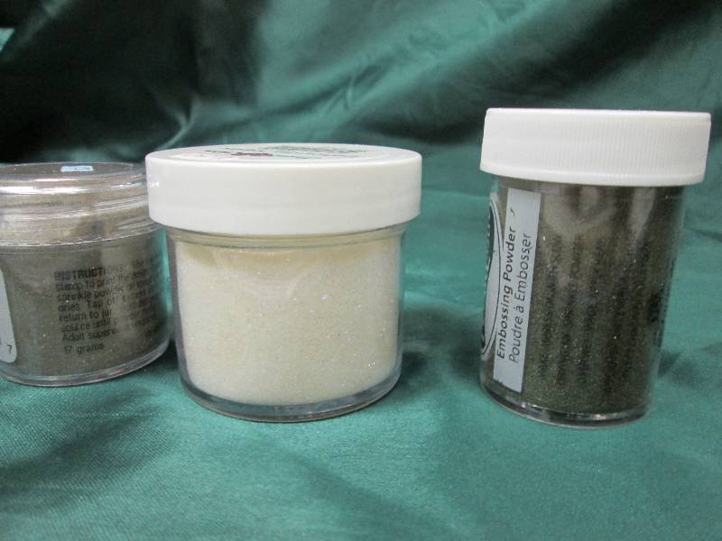 Assorted Glitter, Embossing Powder,...