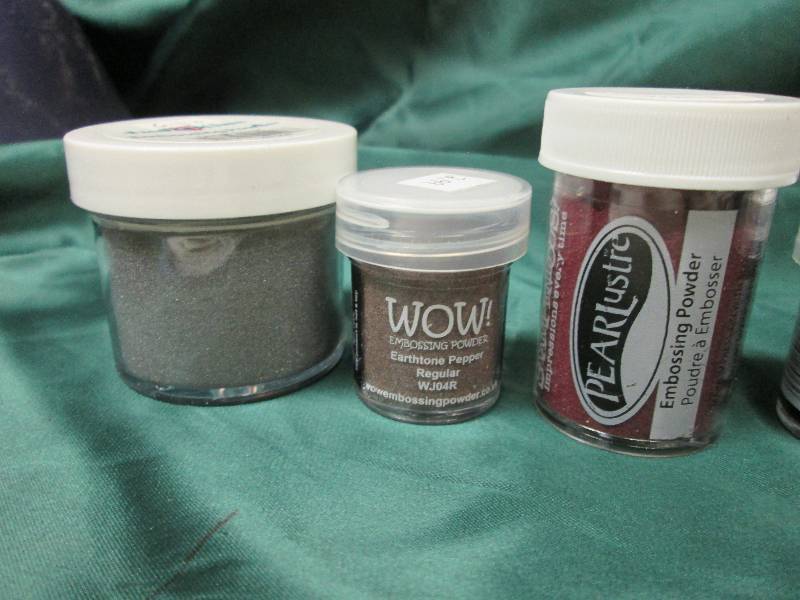 Assorted Glitter, Embossing Powder,...