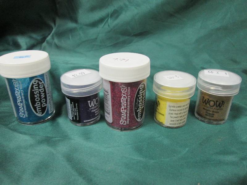Assorted Glitter, Embossing Powder,...
