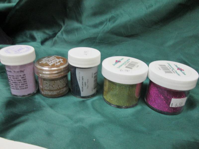 Assorted Glitter, Embossing Powder,...