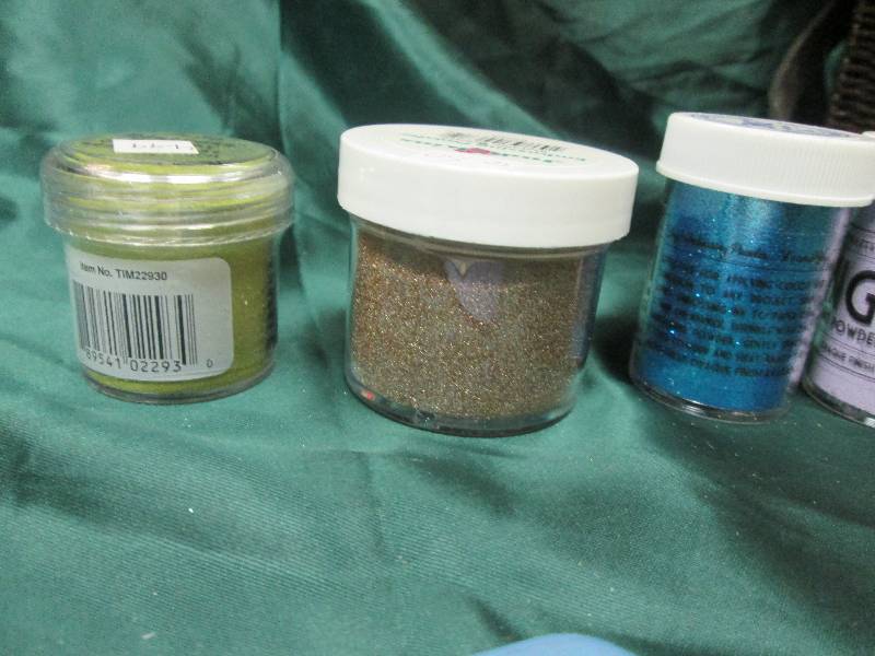 Assorted Glitter, Embossing Powder,...
