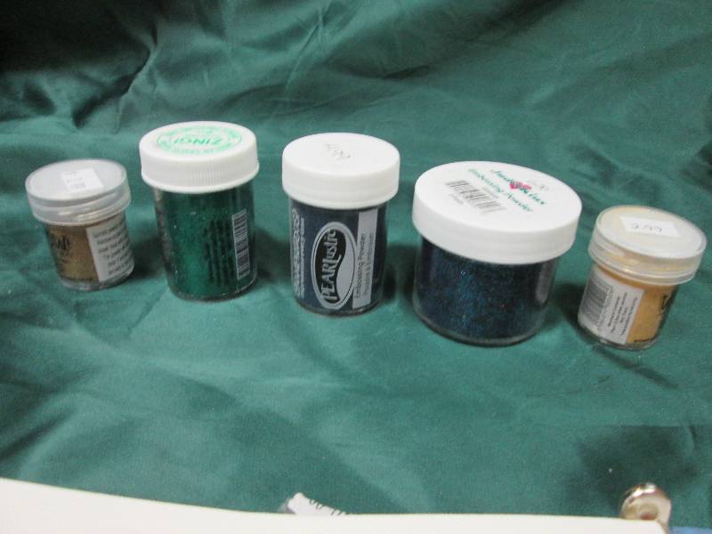 Assorted Glitter, Embossing Powder,...