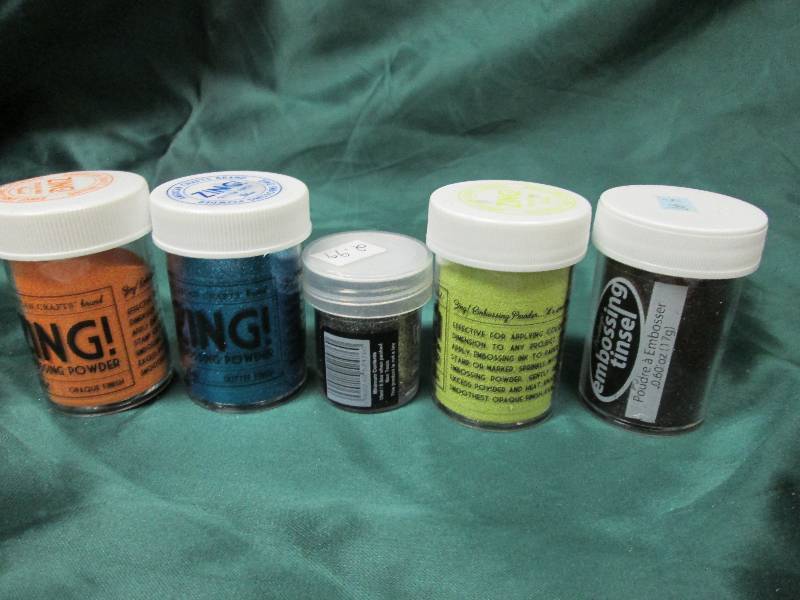 Assorted Glitter, Embossing Powder,...