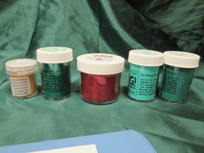 Assorted Glitter, Embossing Powder,...