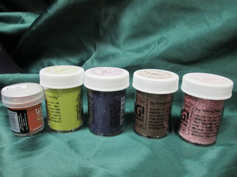 Assorted Glitter, Embossing Powder,...