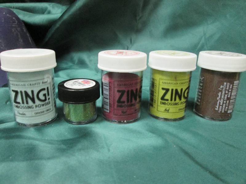 Assorted Glitter, Embossing Powder,...