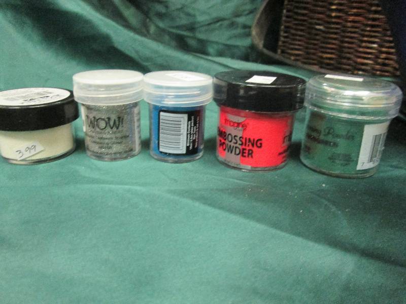 Assorted Glitter, Embossing Powder,...