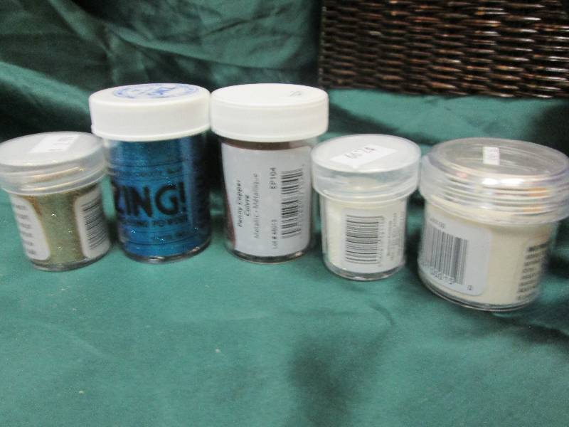Assorted Glitter, Embossing Powder,...