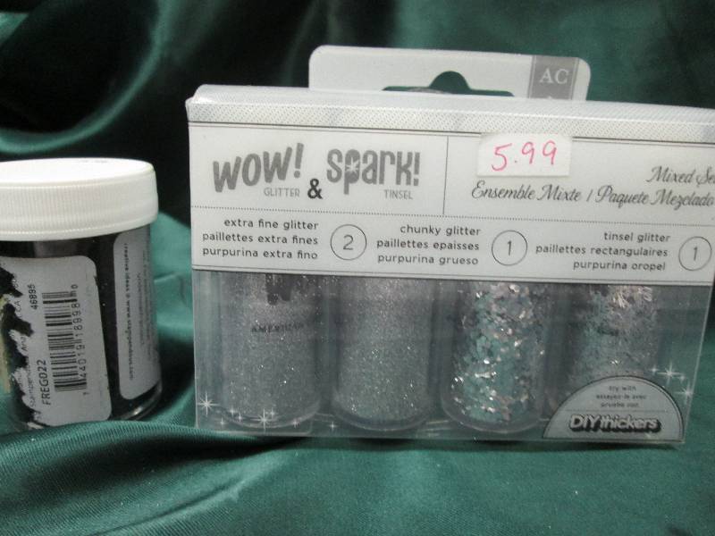 Assorted Glitter, Embossing Powder,...
