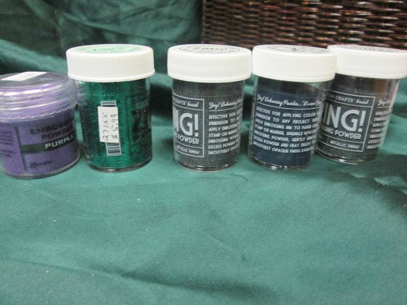 Assorted Glitter, Embossing Powder,...