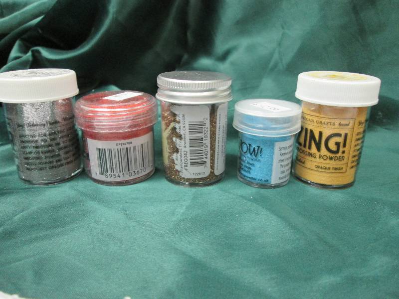 Assorted Glitter, Embossing Powder,...