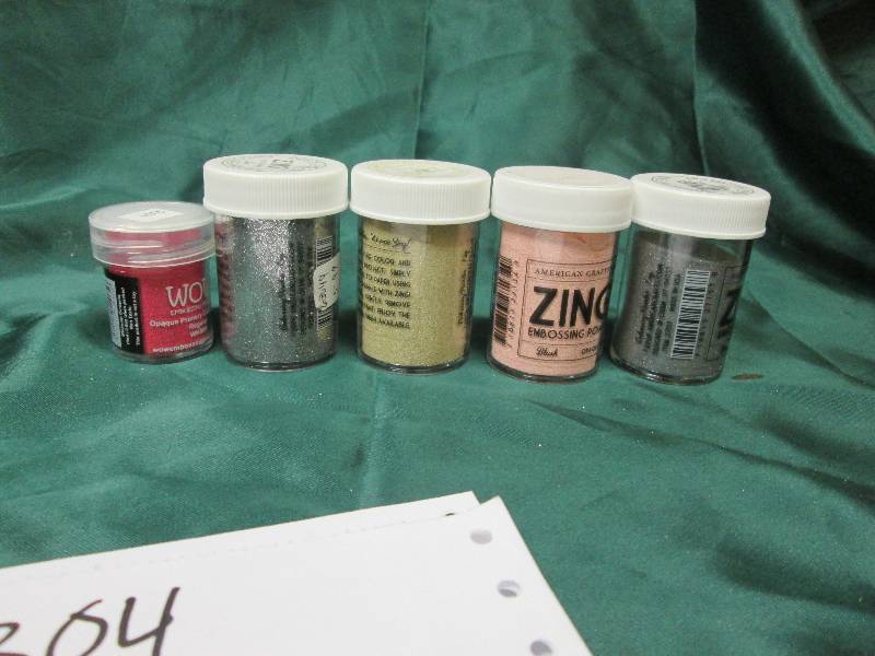 Assorted Glitter, Embossing Powder,...