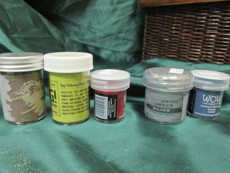 Assorted Glitter, Embossing Powder,...