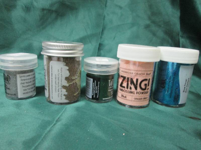 Assorted Glitter, Embossing Powder,...