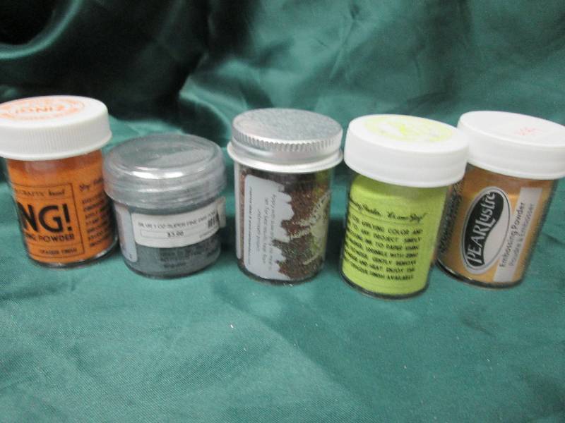 Assorted Glitter, Embossing Powder,...