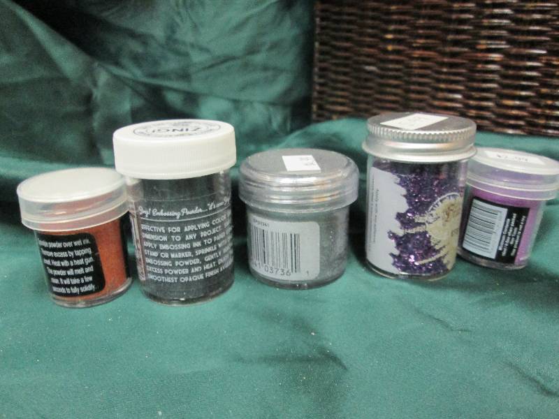Assorted Glitter, Embossing Powder,...