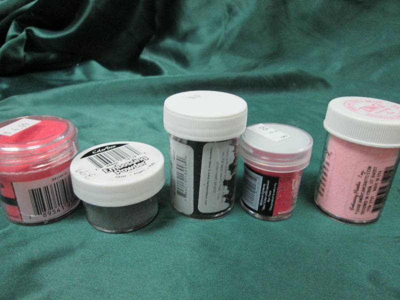 Assorted Glitter, Embossing Powder,...
