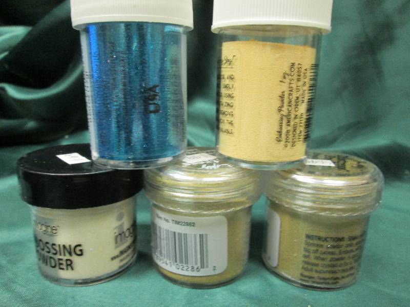 Assorted Glitter, Embossing Powder,...