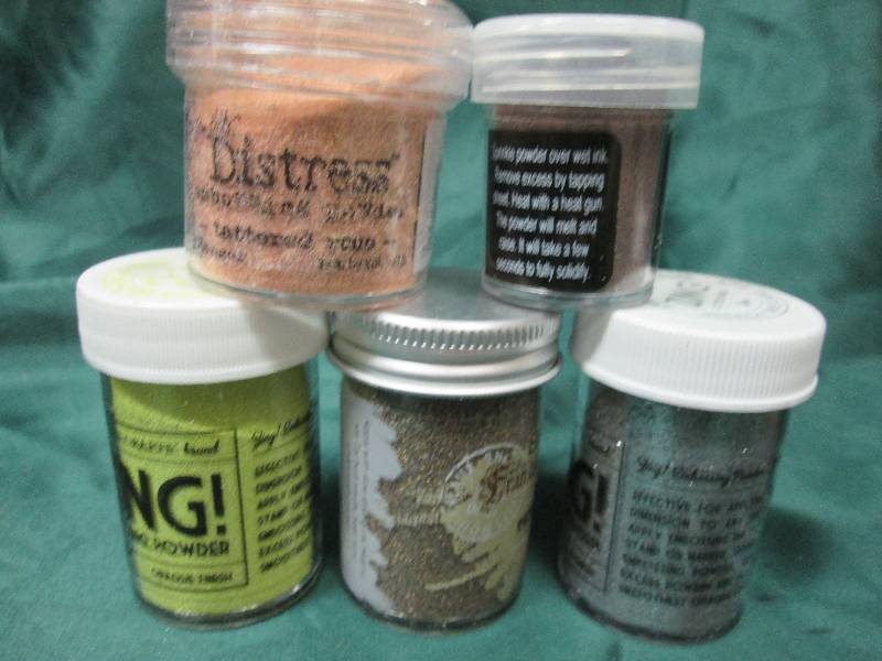 Assorted Glitter, Embossing Powder,...