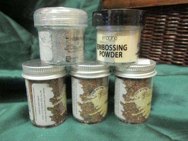 Assorted Glitter, Embossing Powder,...