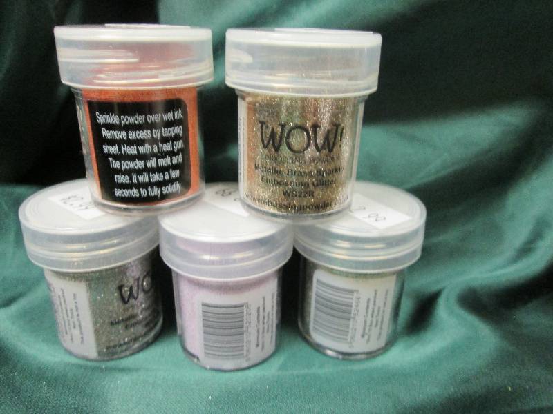 Assorted Glitter, Embossing Powder,...
