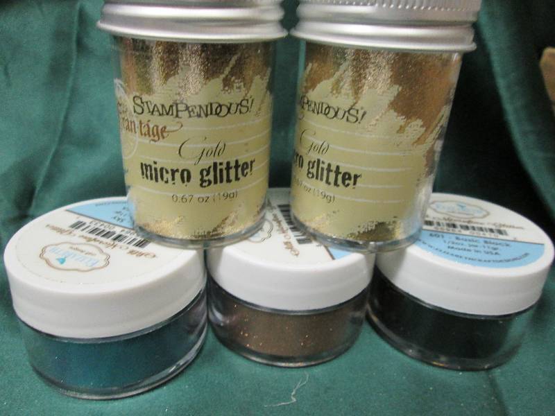 Assorted Glitter, Embossing Powder,...