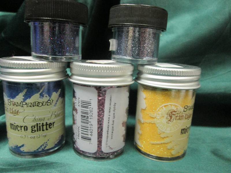 Assorted Glitter, Embossing Powder,...
