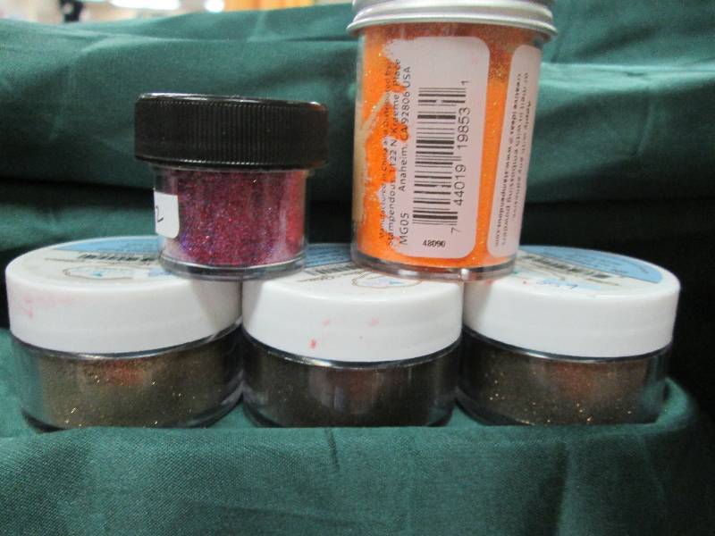Assorted Glitter, Embossing Powder,...