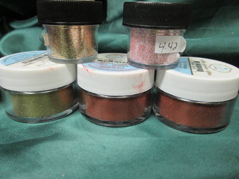 Assorted Glitter, Embossing Powder,...