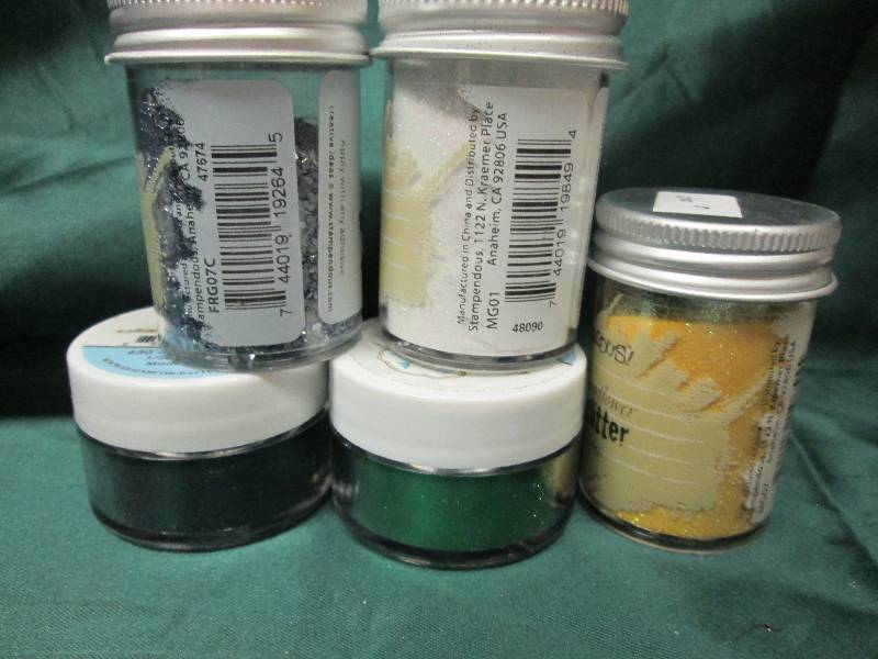 Assorted Glitter, Embossing Powder,...