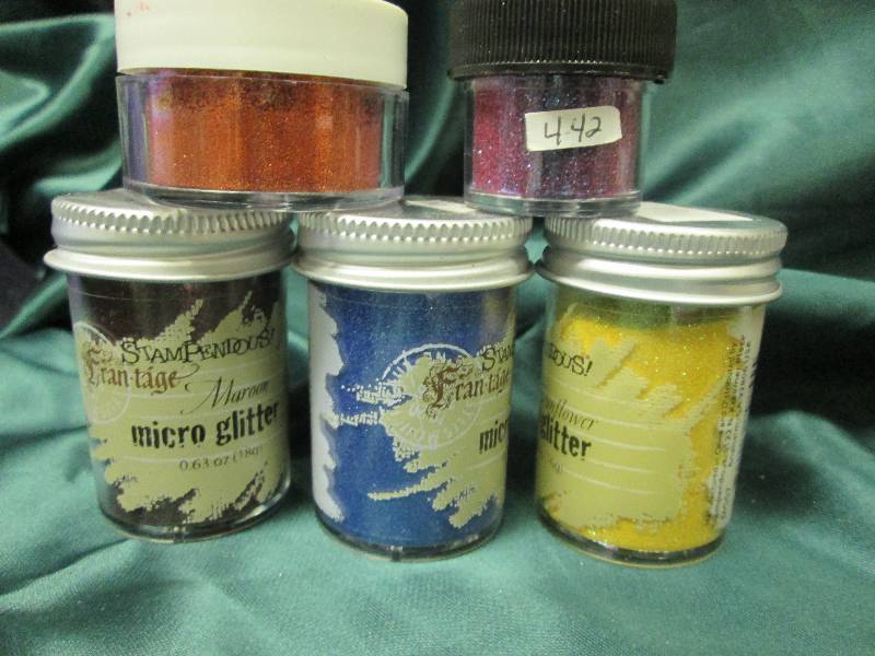 Assorted Glitter, Embossing Powder,...