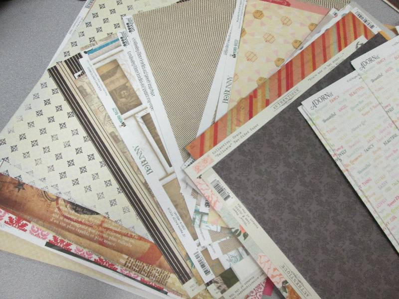 Assorted Design Paper 1ft by 1 ft A...