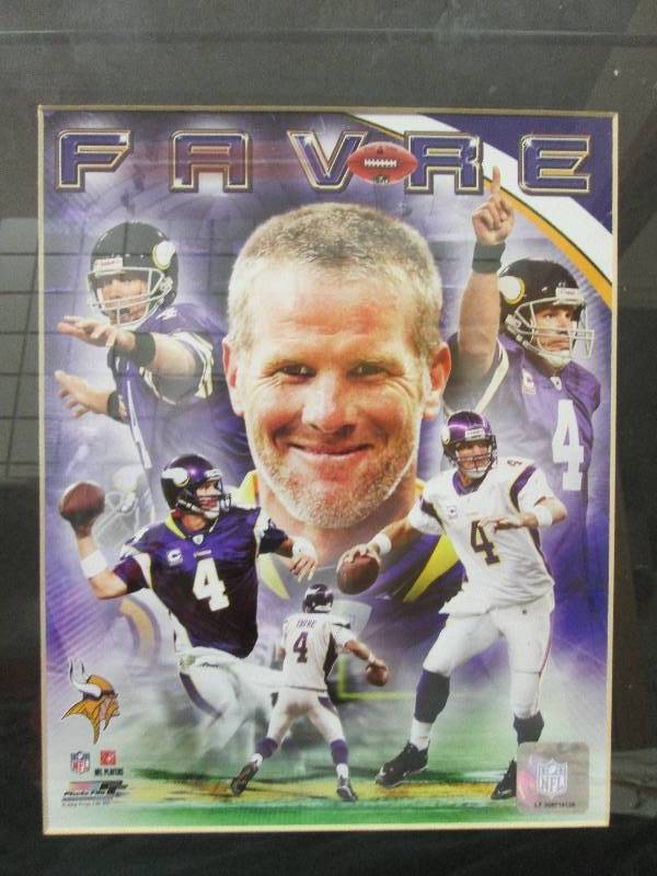 Framed Poster Brett Farve, #4 Minne...