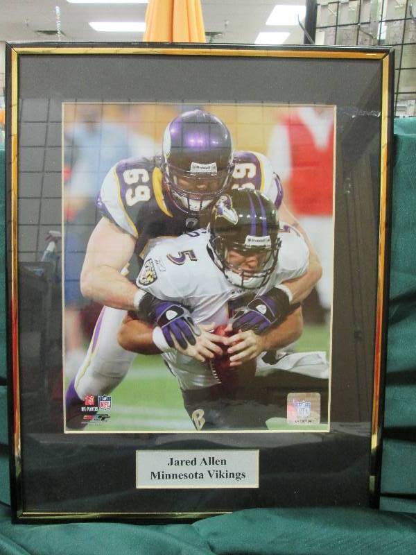 Framed Picture, Jared Allen #69 Min...