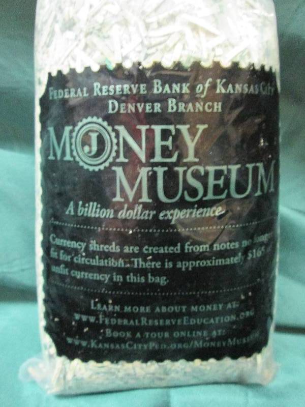 Money Museum, 160 Shredded Uncurrcu...