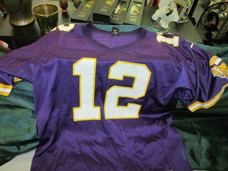 Daunte Culpepper Minnesota Vikings Rare #12 Rookie Vintage Jersey Men's 48XL