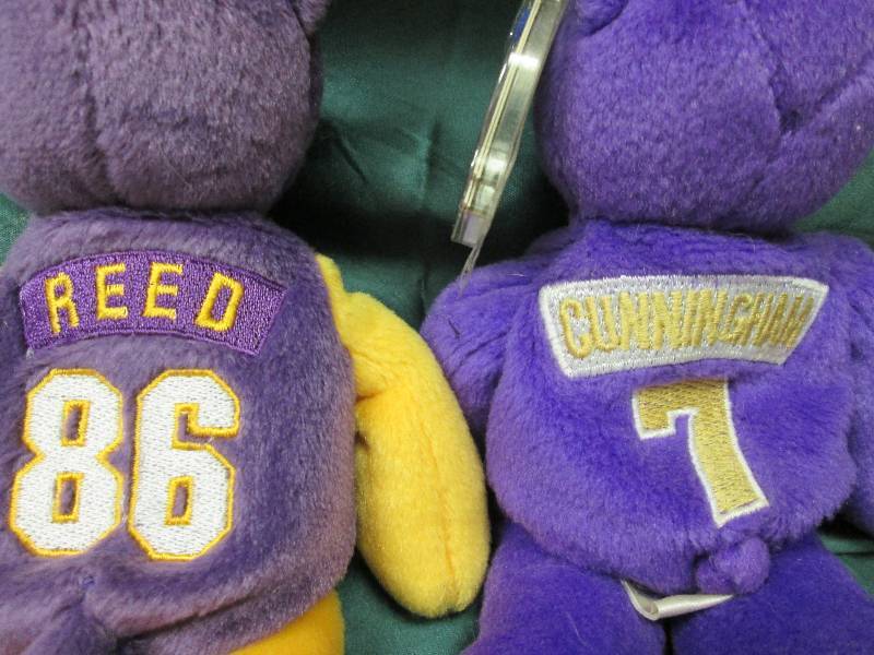 2 Minnesota Vikings Beanie Babies...