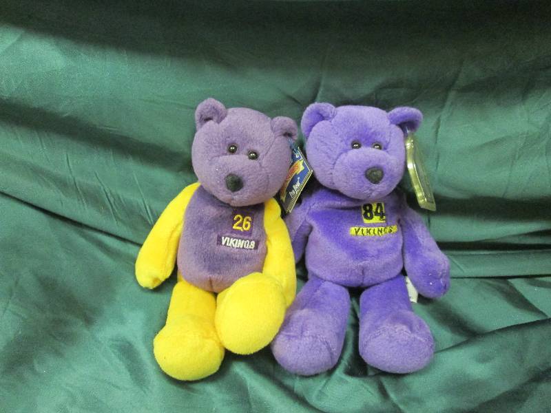 2 Minnesota Vikings Beanie Babies...