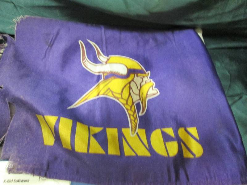 2 Minnesota Vikings Vehicle Flags...