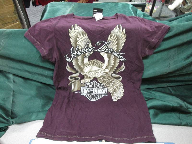 Womens Large Purple Harley Davidson...