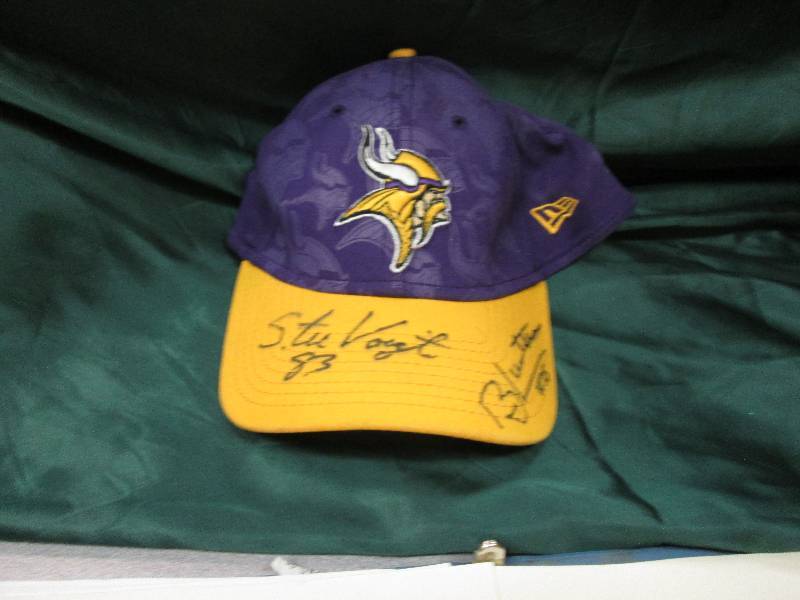 Minnesota Vikings Hat W 2 Signatur...