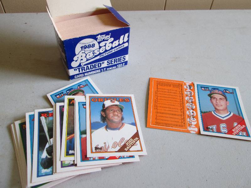 1988 Topps Traped set sports cards ...