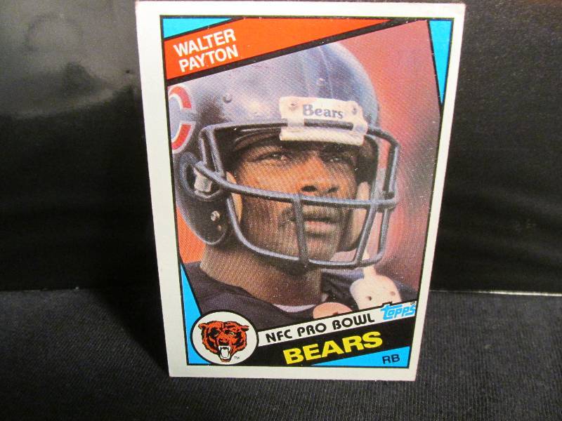 walter payton jersey card