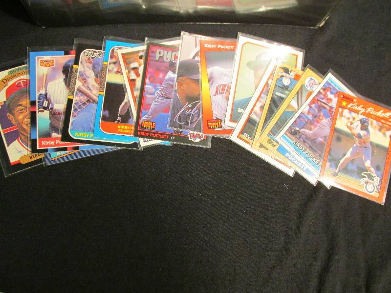 15 Kirby Puckett sports cards ...