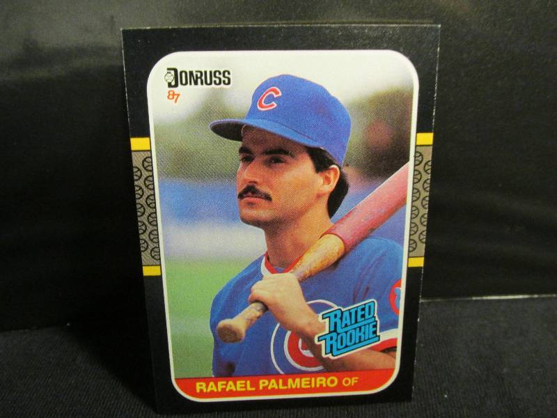 1987 Don Russ Rafael Palmeiro rooki...