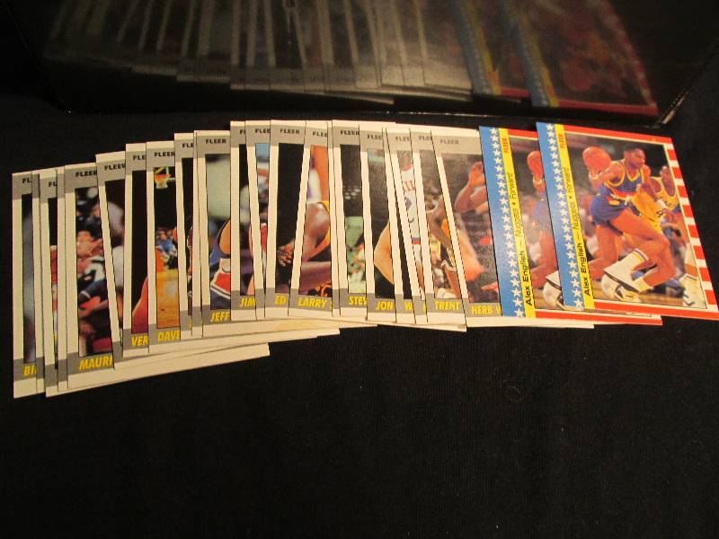 lot of 1987-1988 Fleer Basketball s...