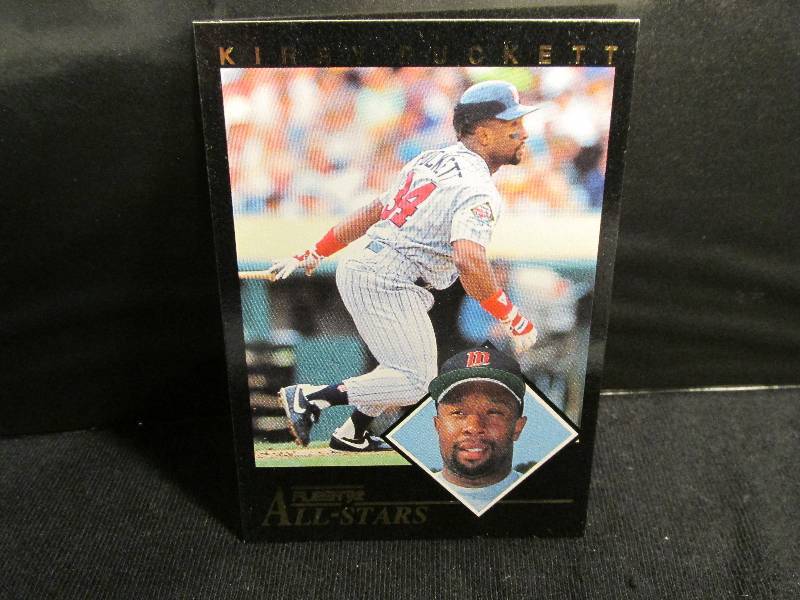 1992 Fleer Kirby puckett all star s...