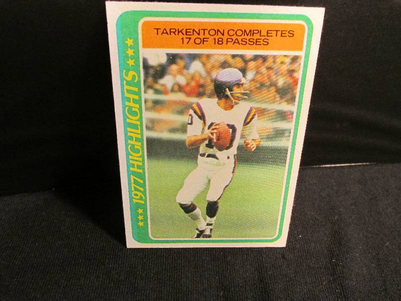 1978 Topps Fran tarkenton sports ca...