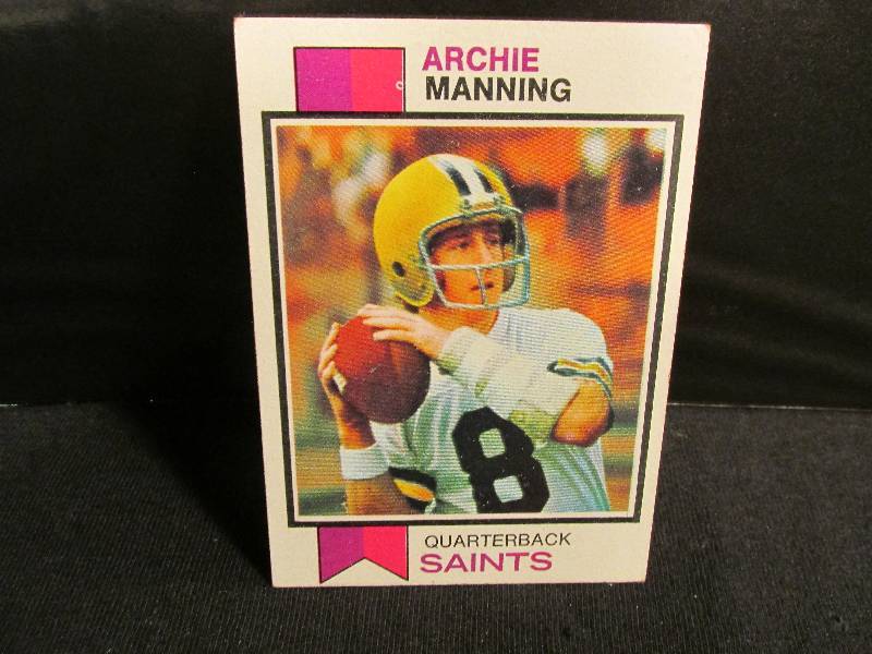 1973 Topps archie manning sports ca...